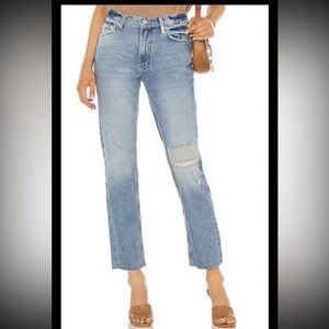 FREE PEOPLE  We The Free Vixen Cigarette Denim Jeans Vintage Indigo Sz 27